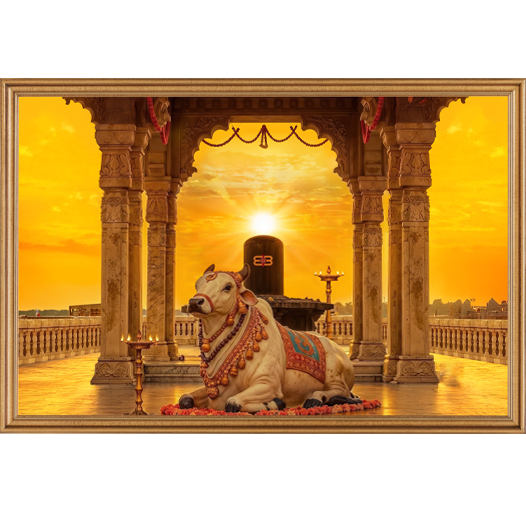Shiva with nandhi