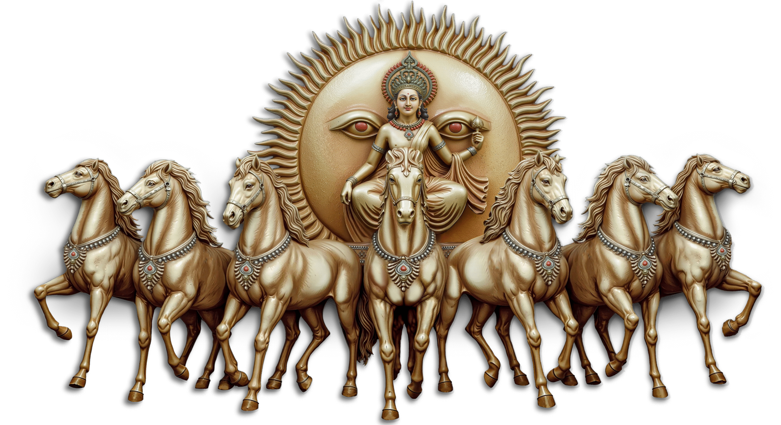 Surya Bhagavanudu with Horses